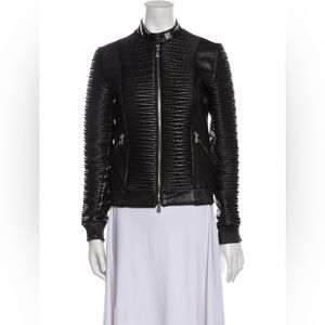 Versace Collection Leather Jacket